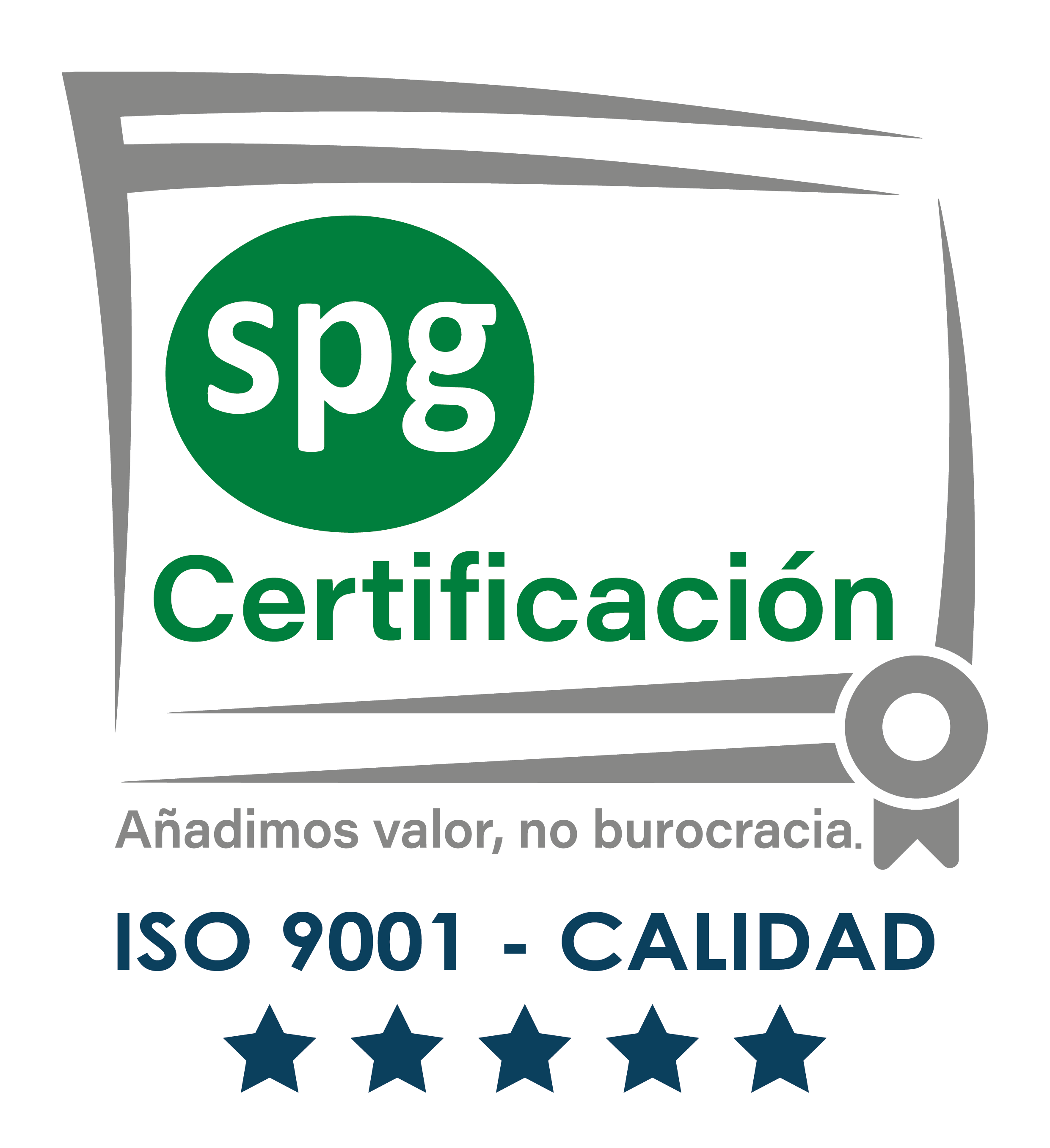 Sello de calidad iso 9001